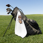 Leuke eikel Classic T-Shirt Golfhanddoek (Groen)