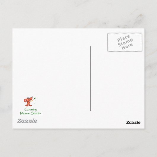 Leuke Ekster - de Vogel van de Waterverf Briefkaart (Achterkant)