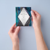 Leuke Elegante, Glitterende BRUIDSSCHATTING voor e Flyer (Hand)