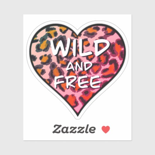 Leuke elegante roze luipaard cheetah print sticker (Vel)