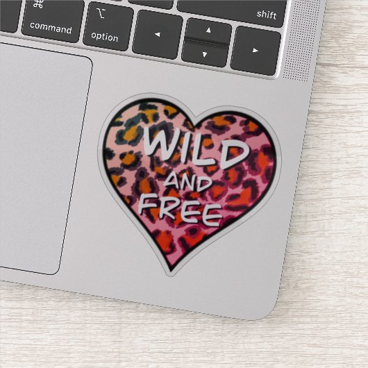 Leuke elegante roze luipaard cheetah print sticker (Detail)