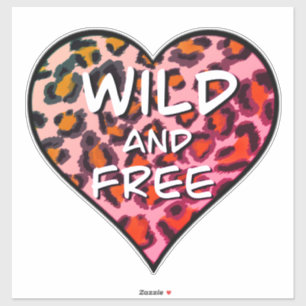 Leuke elegante roze luipaard cheetah print sticker
