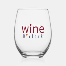 Leuke Elegante "Wine O'clock" Druif en Wijndruppel