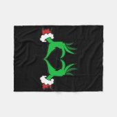 Leuke Elf Kerstmis Fleece Deken (Voorkant (Horizontaal))