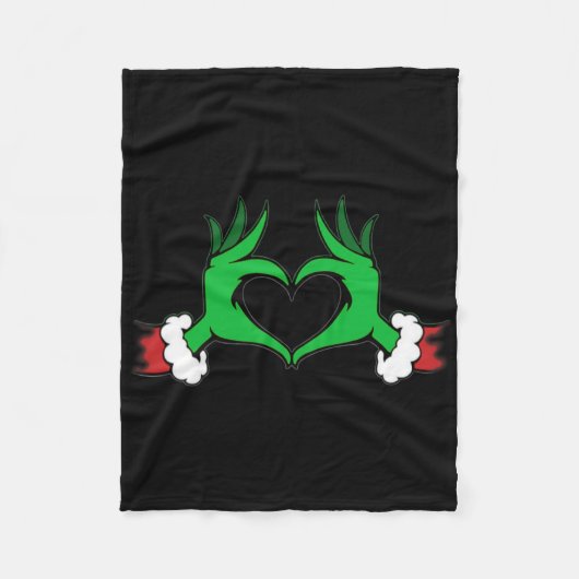 Leuke Elf Kerstmis Fleece Deken (Voorkant)