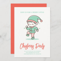 Leuke elfjes dansen met kerst