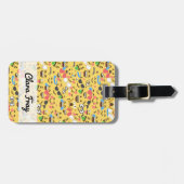 leuke emoji liefde hoort een glimlach van een kus bagagelabel (Voorkant horizontaal)