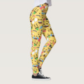 leuke emoji liefde hoort een glimlach van een kus leggings (Rechts)