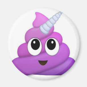 Leuke emoji van het Achterschip van de Eenhoorn Magneet