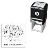 Leuke en aangepaste Happy Easter zelf inkt stempel (In situ)