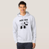 Leuke en aanstekelijke Tick-Talk | Tekens | Telefo Hoodie (Voorkant volledig)