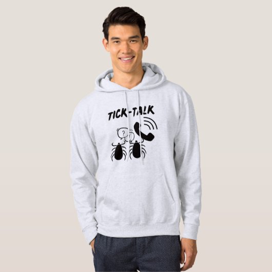 Leuke en aanstekelijke Tick-Talk | Tekens | Telefo Hoodie (Voorkant volledig)