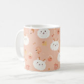 Leuke en bunny cup koffiemok (Voorkant links)