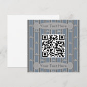 Leuke en chique QR-code voor vrachtwagen Kaart (Voorkant / Achterkant)