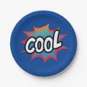 Leuke en coole Pop kunst Papieren Bordje (Voorkant)