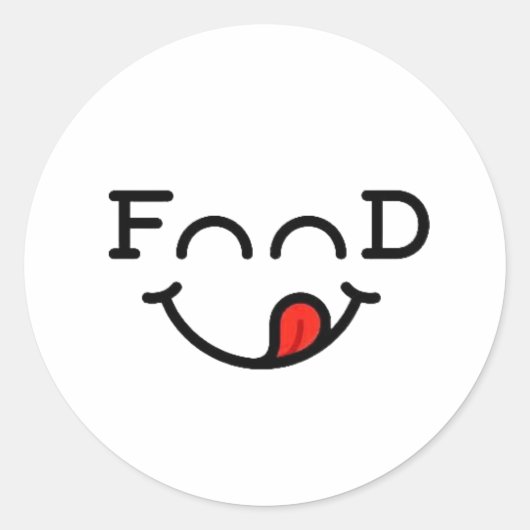 leuke en creatieve stickers voor voedselliefhebber (Voorkant)