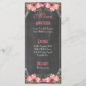 Leuke en elegante bruiloft menukaart (Voorkant)