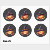 Leuke en eng Halloween sticker – Pompoen (Vel)