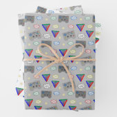 Leuke en Fancy 3 System Gamer Inpakpapier Vel (In situ)