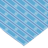 Leuke en Fancy Blauwe Sneeuwvlok Korte Tafelloper (Hoek)