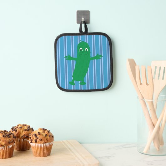 Leuke en Fancy Blue Pickle Pannenlap (Insitu(Ophanging))