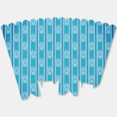 Leuke en Fancy Blue Popcorn Bedankdoosjes (Ongevouwen)