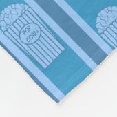 Leuke en Fancy Blue Popcorn Fleece Deken (Hoek)