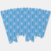 Leuke en Fancy Blue Puppy Popcorn Bedankdoosjes (Ongevouwen)