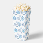Leuke en Fancy Blue Spirals Popcorn Bedankdoosjes (Popped)
