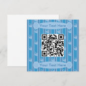 Leuke en Fancy Bowling QR Code Kaart (Voorkant / Achterkant)