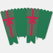 Leuke en Fancy Christmas Bow Popcorn Bedankdoosjes (Ongevouwen)