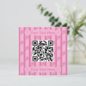Leuke en Fancy Detective QR Code Kaart (Staand voorkant)