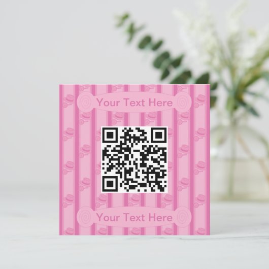 Leuke en Fancy Detective QR Code Kaart (Staand voorkant)