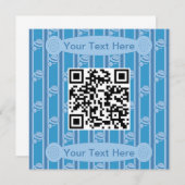 Leuke en Fancy Detective QR Code Kaart (Voorkant / Achterkant)
