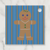 Leuke en Fancy Gingerbread Man Bedankjes Labels (Achterkant)