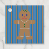 Leuke en Fancy Gingerbread Man Bedankjes Labels (Voorkant)
