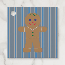Leuke en Fancy Gingerbread Man Bedankjes Labels