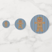 Leuke en Fancy Gingerbread Man Confetti (Achterkanten)