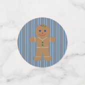 Leuke en Fancy Gingerbread Man Confetti (Kleine voorkant)