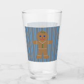 Leuke en Fancy Gingerbread Man Glas (Voorkant)