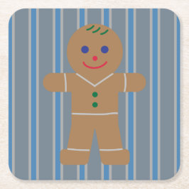 Leuke en Fancy Gingerbread Man Kartonnen Onderzetters
