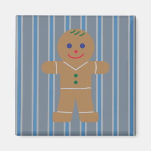 Leuke en Fancy Gingerbread Man Magneet