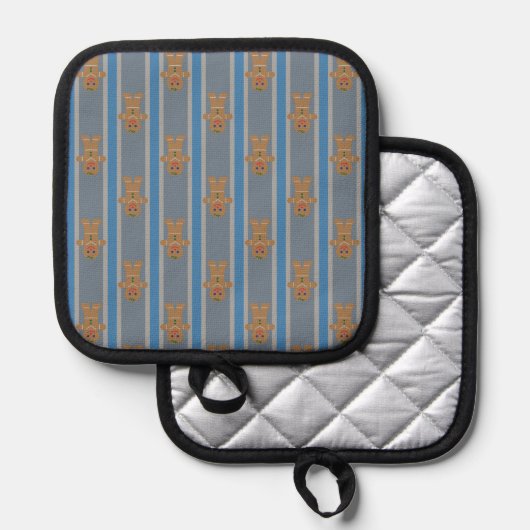 Leuke en Fancy Gingerbread Man Pannenlap (Voorkant / Achterkant)