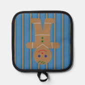Leuke en Fancy Gingerbread Man Pannenlap (Voorkant)