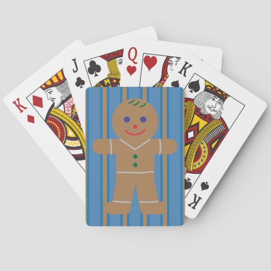 Leuke en Fancy Gingerbread Man Pokerkaarten (Achterkant)