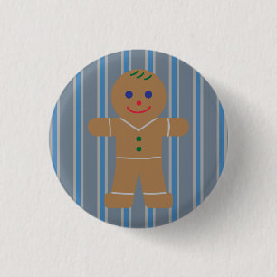Leuke en Fancy Gingerbread Man Ronde Button 3,2 Cm