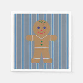 Leuke en Fancy Gingerbread Man Servet