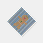 Leuke en Fancy Gingerbread Man Servet (Hoek)