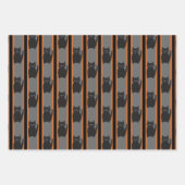 Leuke en Fancy Halloween Black Cats Inpakpapier Vel (Voorkant 2)