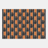 Leuke en Fancy Halloween Black Cats Inpakpapier Vel (Voorkant)